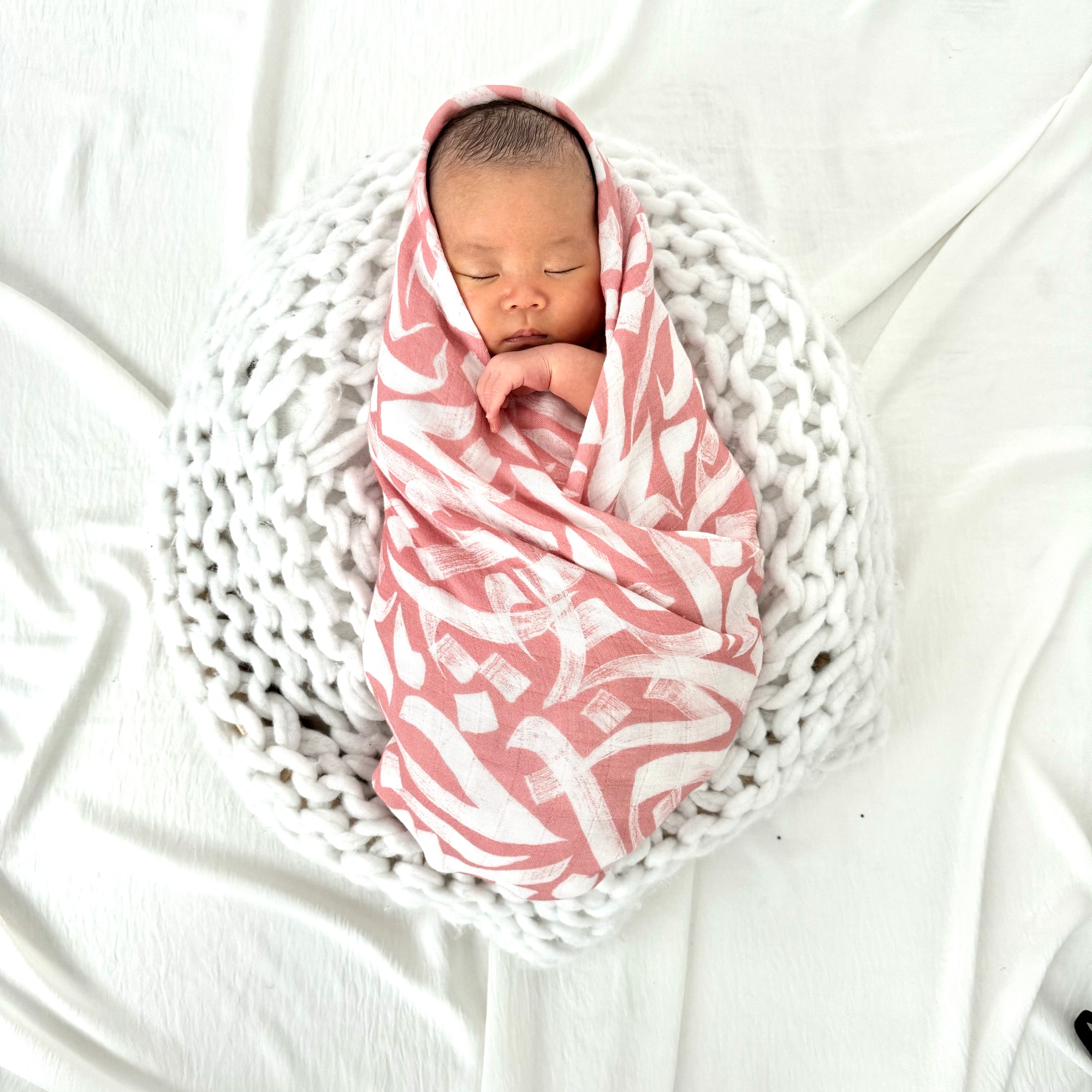 Baby Calligraphy swaddle