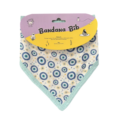 Blue Eye Bandana Bib