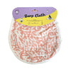 Calligraphy Burp Cloth - Coral