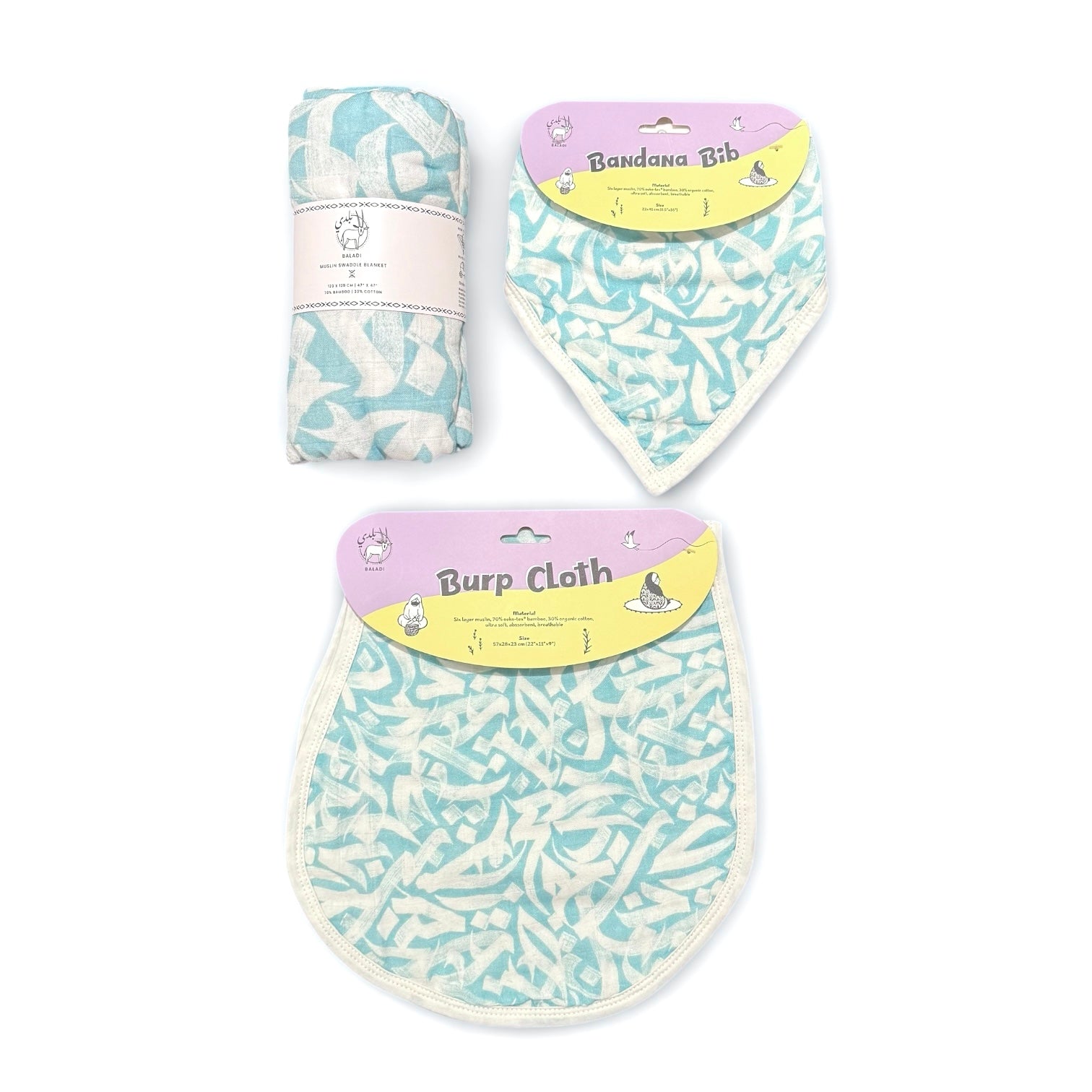 Calligraphy Teal Essentials Set